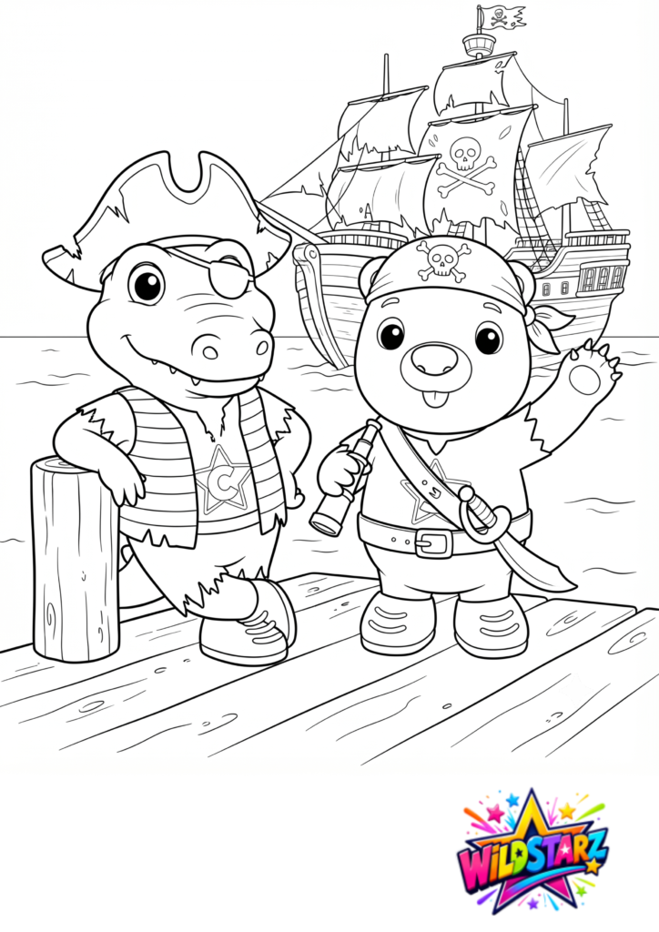Cedric Croc & Striker Sunbear – Pirate Adventure