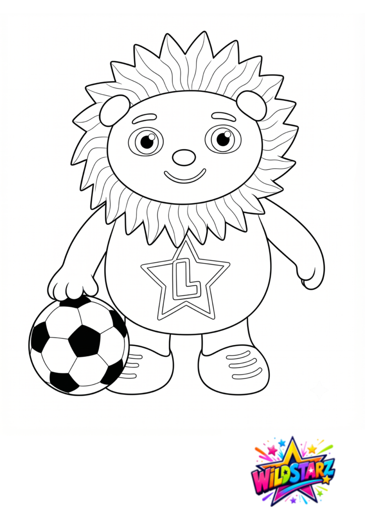 Leon Lion with Football