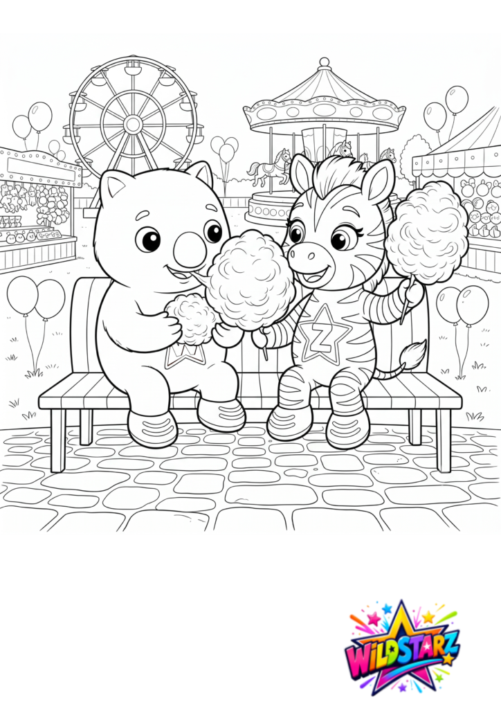 Wilmot Wombat & Zena Zebra – Fairground